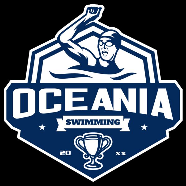 Oceania Swimming logo template Thumbnail