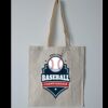 Budget Calico Tote Bag Thumbnail