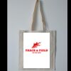 Budget Calico Tote Bag Thumbnail