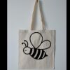 Budget Calico Tote Bag Thumbnail