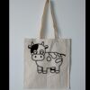 Budget Calico Tote Bag Thumbnail