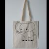 Budget Calico Tote Bag Thumbnail