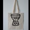 Budget Calico Tote Bag Thumbnail