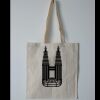Budget Calico Tote Bag Thumbnail