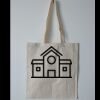 Budget Calico Tote Bag Thumbnail