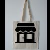 Budget Calico Tote Bag Thumbnail