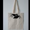 Budget Calico Tote Bag Thumbnail