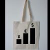 Budget Calico Tote Bag Thumbnail