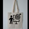 Budget Calico Tote Bag Thumbnail