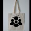 Budget Calico Tote Bag Thumbnail