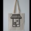 Budget Calico Tote Bag Thumbnail