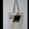 Budget Calico Tote Bag Thumbnail