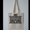 Budget Calico Tote Bag Thumbnail