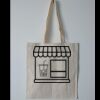 Budget Calico Tote Bag Thumbnail