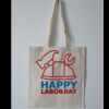 Budget Calico Tote Bag Thumbnail