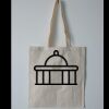 Budget Calico Tote Bag Thumbnail