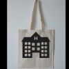 Budget Calico Tote Bag Thumbnail