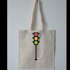 Budget Calico Tote Bag Thumbnail