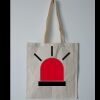 Budget Calico Tote Bag Thumbnail