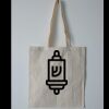 Budget Calico Tote Bag Thumbnail