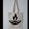 Budget Calico Tote Bag Thumbnail