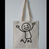 Budget Calico Tote Bag Thumbnail